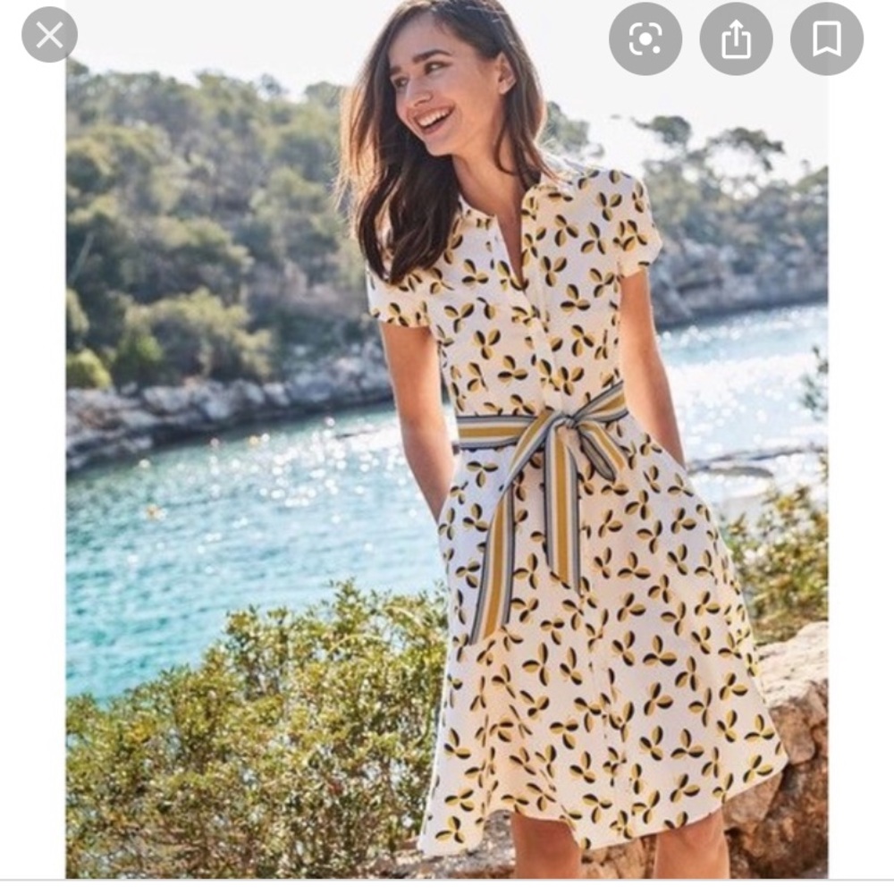 Boden Shirt Dress 6L